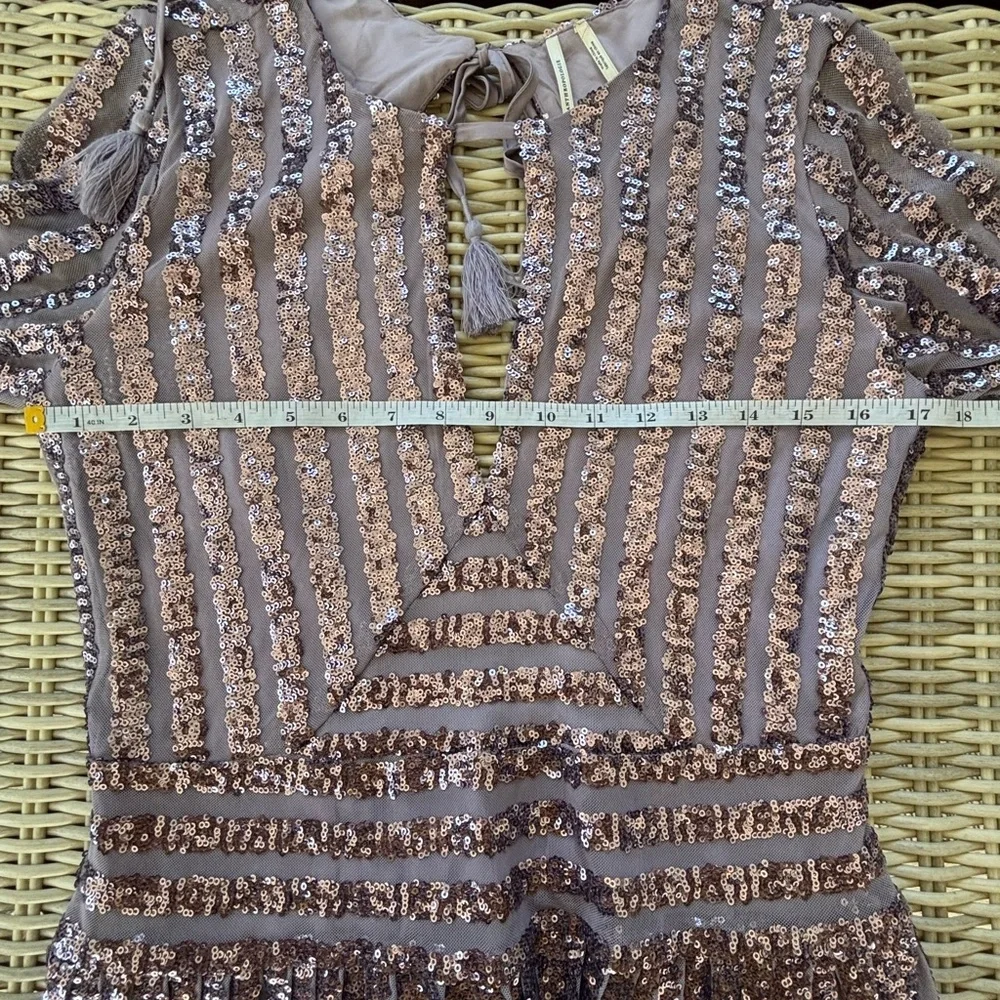 Anthropologie purple sequin